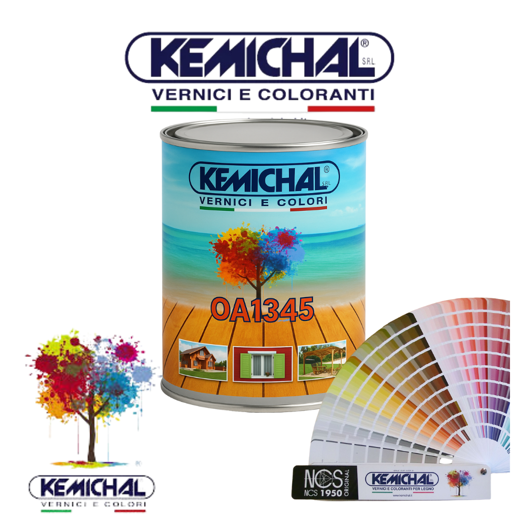 Kemichal 1345 – NCS Wodny Lakier Podkładowo-Nawierzchniowy Kolory NCS 1 KG