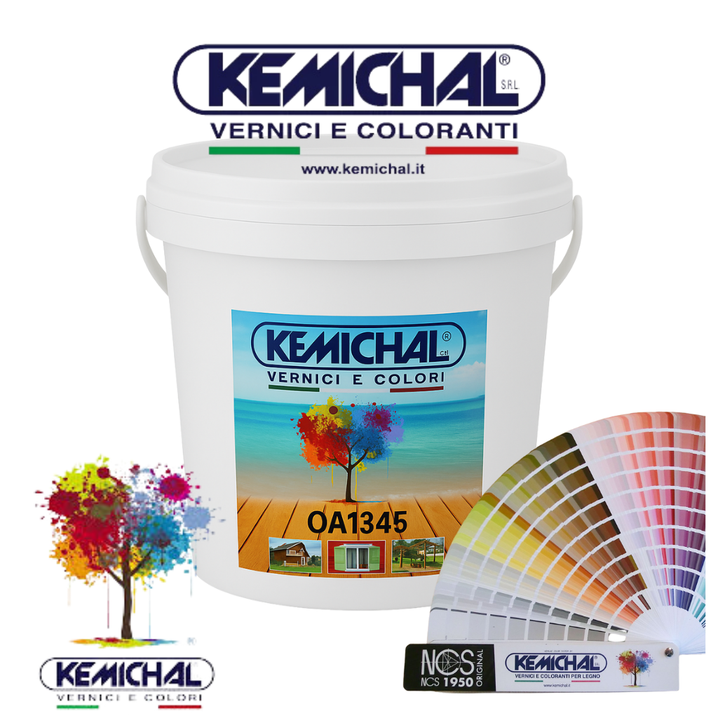 Kemichal 1345 – NCS Wodny Lakier Podkładowo-Nawierzchniowy Kolory NCS 5 KG