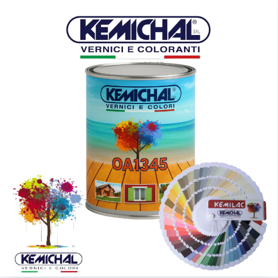 Kemichal 1345 – KEMILAC Wodny Lakier Podkładowo-Nawierzchniowy Kolory KEMILAC 1 KG