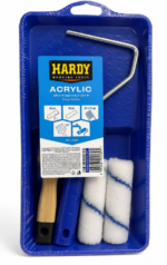 Zestaw do lakierowania mebli Hardy – wałki 10 cm, pędzel i kuweta